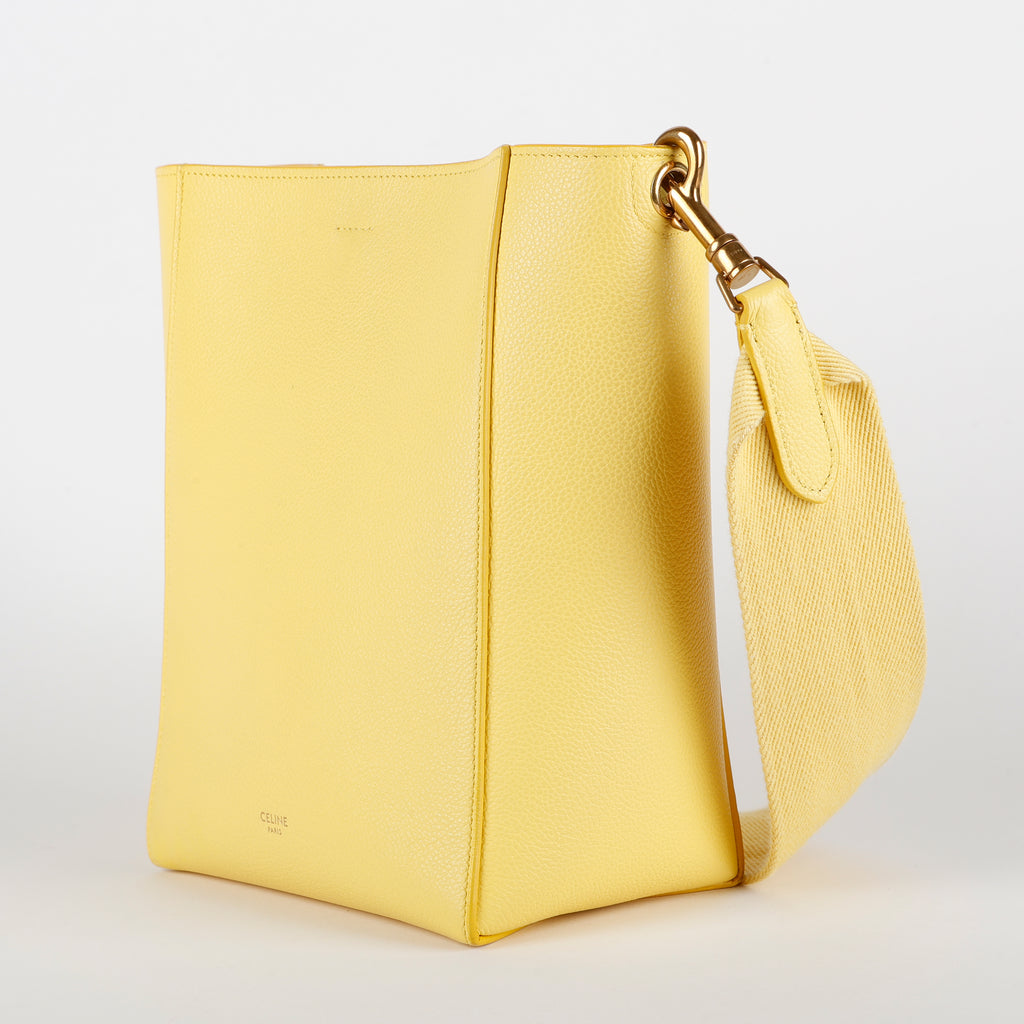 Small Seau Sangle, Yellow