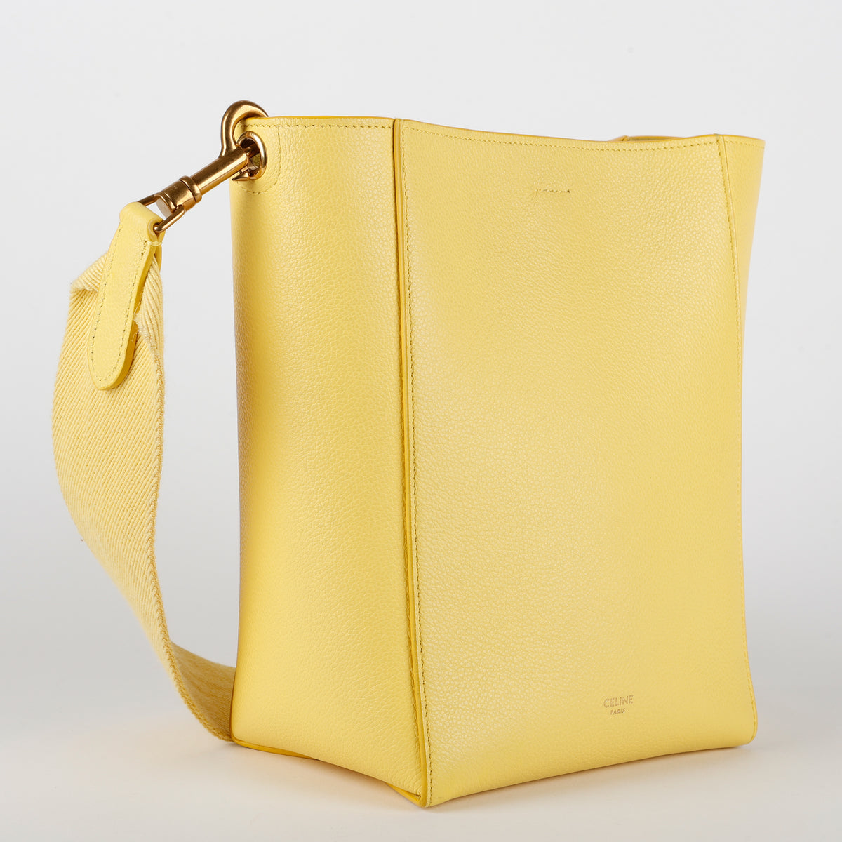 Small Seau Sangle, Yellow