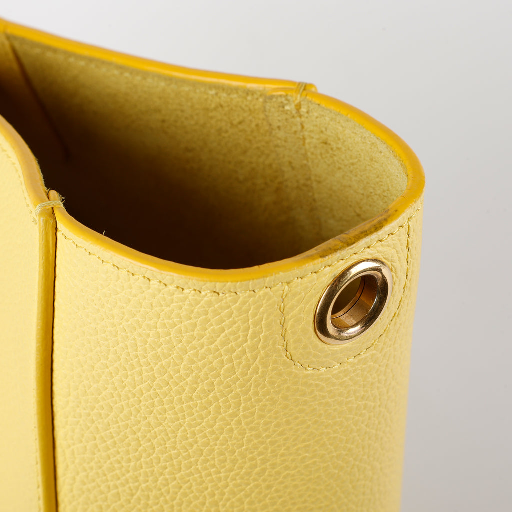 Small Seau Sangle, Yellow