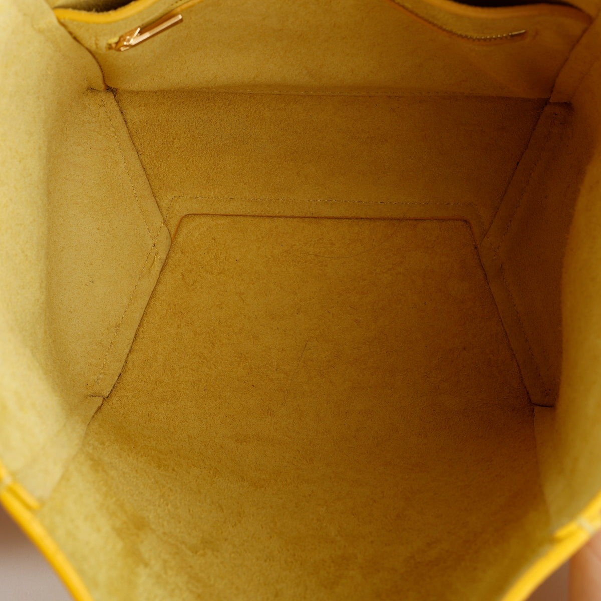 Small Seau Sangle, Yellow