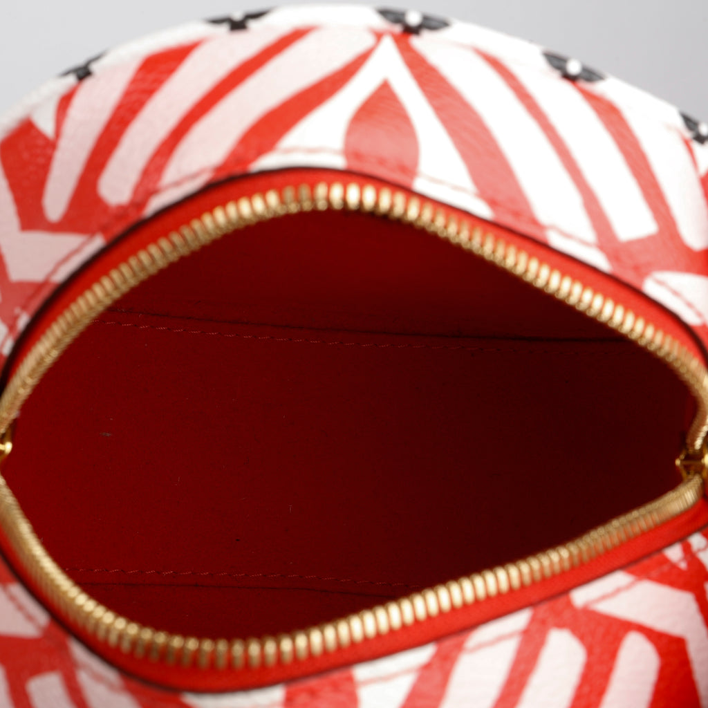 Boite Chapeau Souple PM, Crafty Monogram Red & Pink
