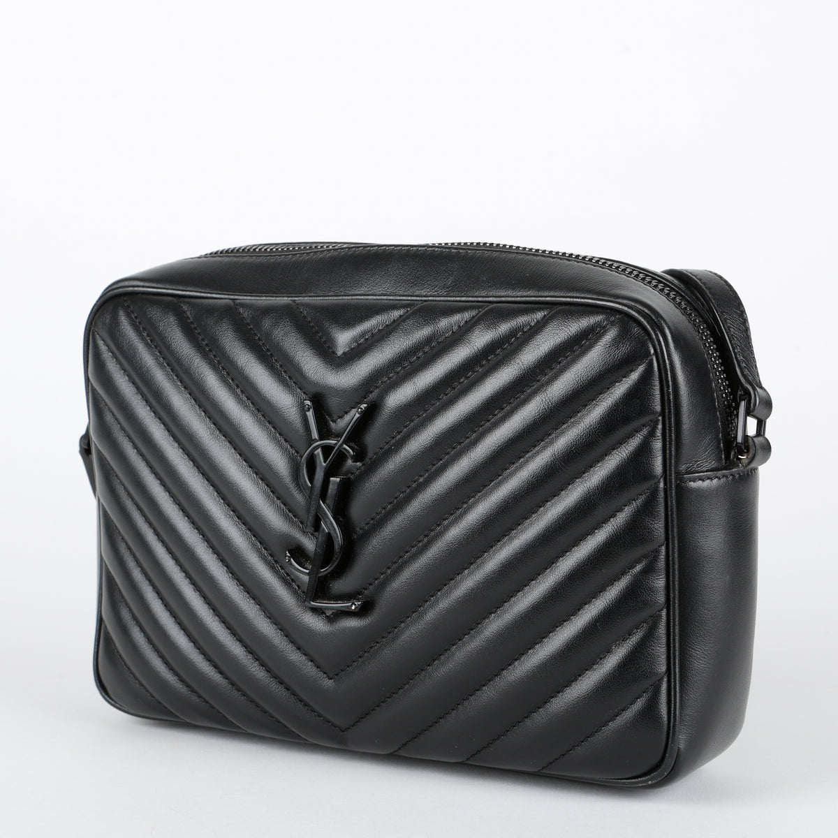 Lou Camera Bag, So Black Calfskin