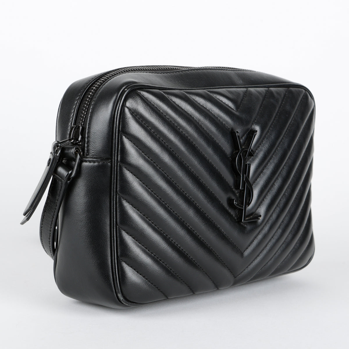 Lou Camera Bag, So Black Calfskin