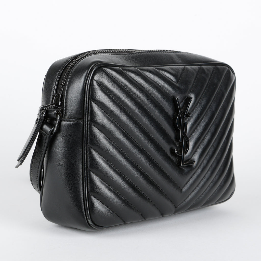 Lou Camera Bag, So Black Calfskin