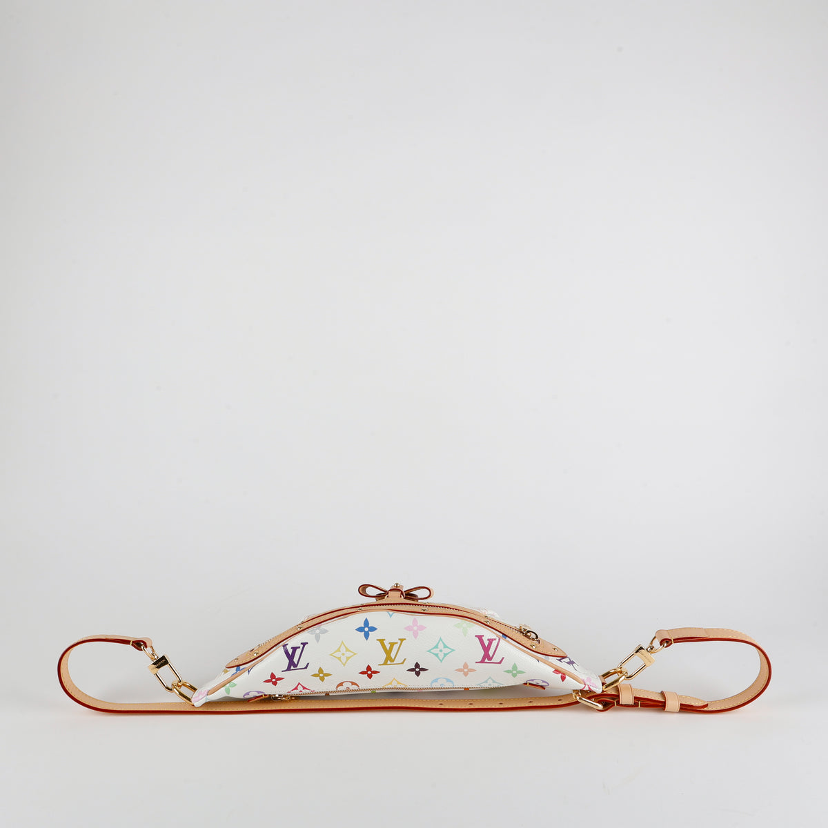 LV x TM High Rise Bum Bag, White/Multicolor