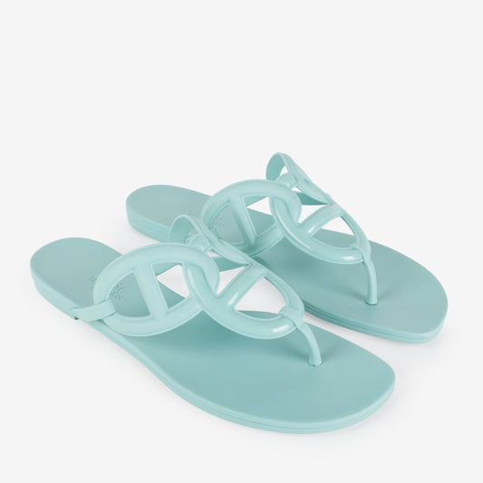 Egerie Chaine D'Ancre Flip Flops, Blue (size 39)