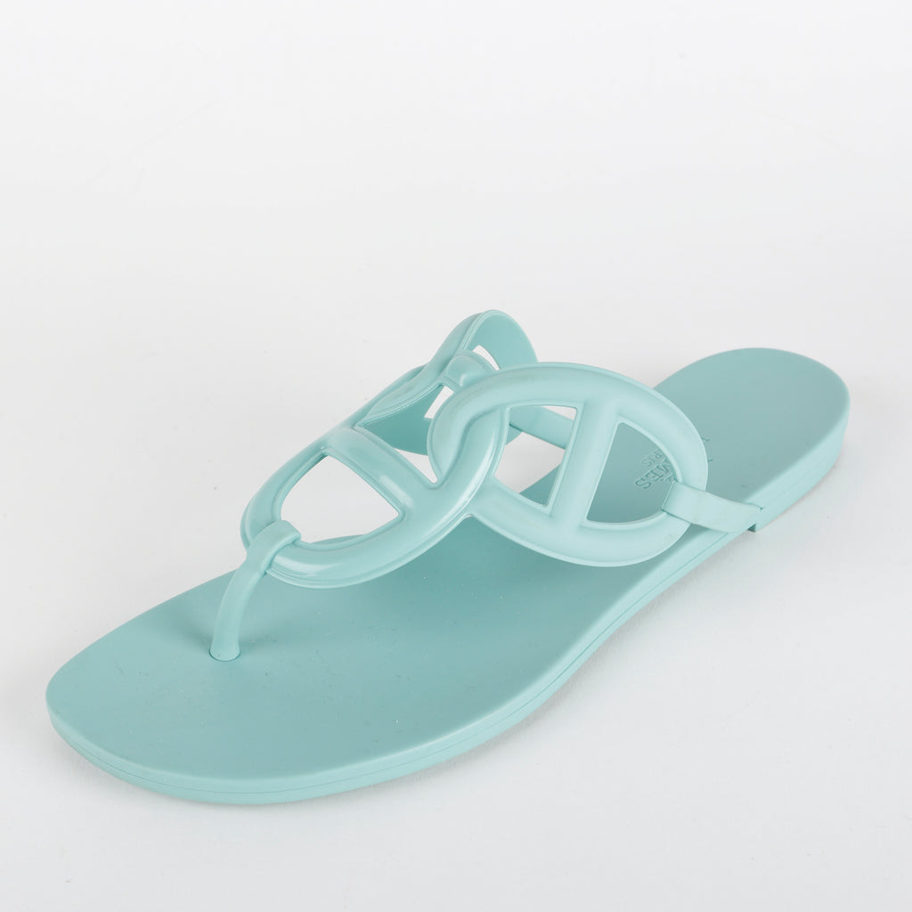 Egerie Chaine D'Ancre Flip Flops, Blue (size 39)