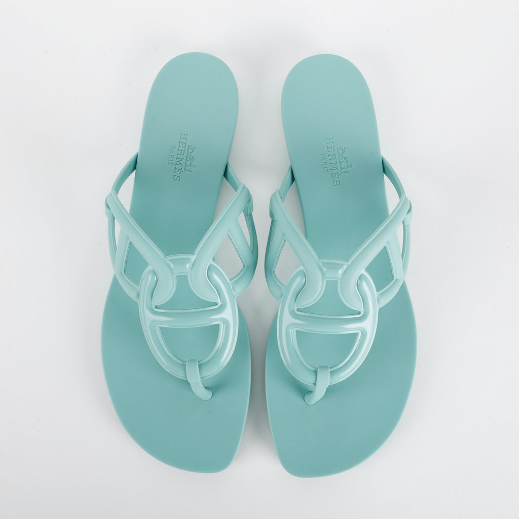 Egerie Chaine D'Ancre Flip Flops, Blue (size 39)