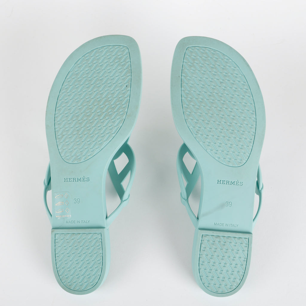Egerie Chaine D'Ancre Flip Flops, Blue (size 39)