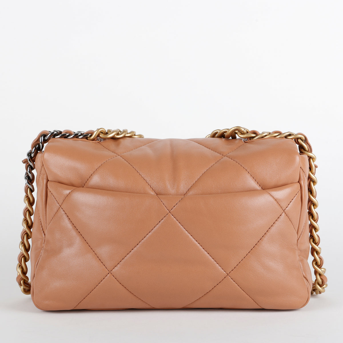 Small 19, Caramel Lambskin