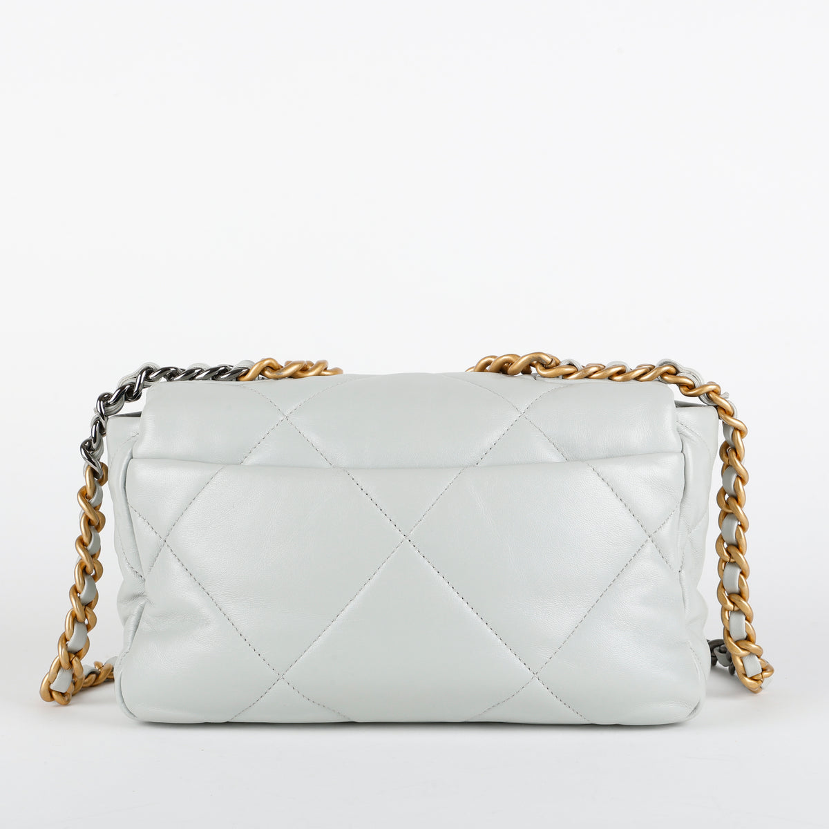 Small 19, Light Grey Lambskin