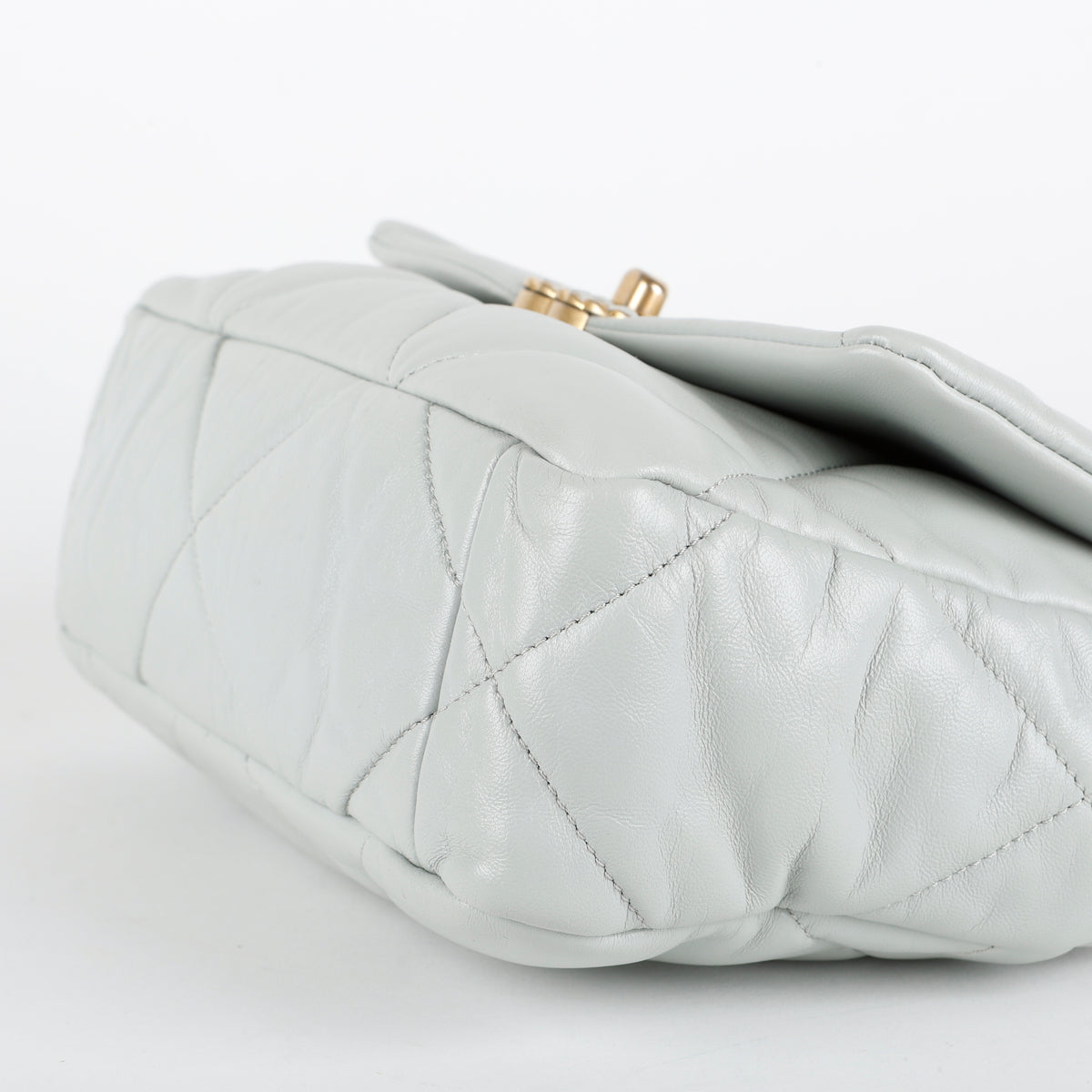 Small 19, Light Grey Lambskin