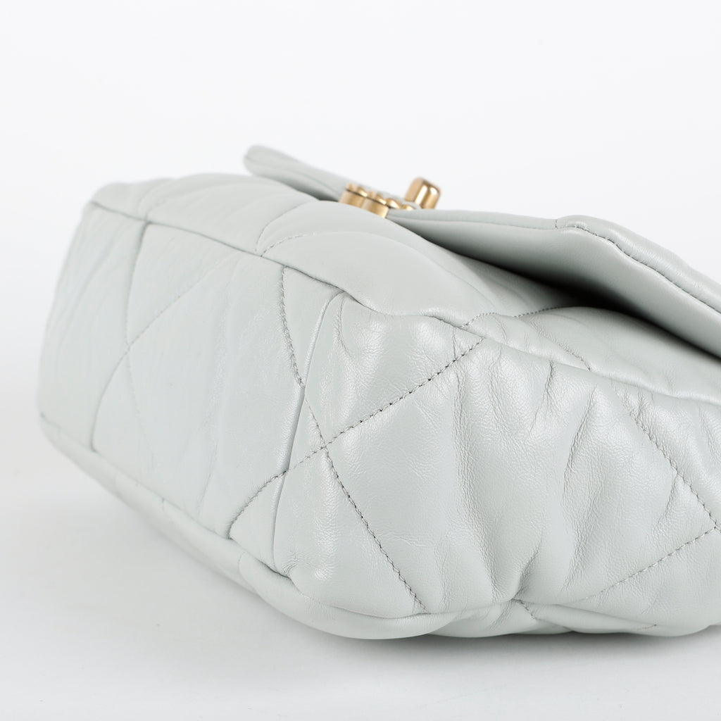 Small 19, Light Grey Lambskin