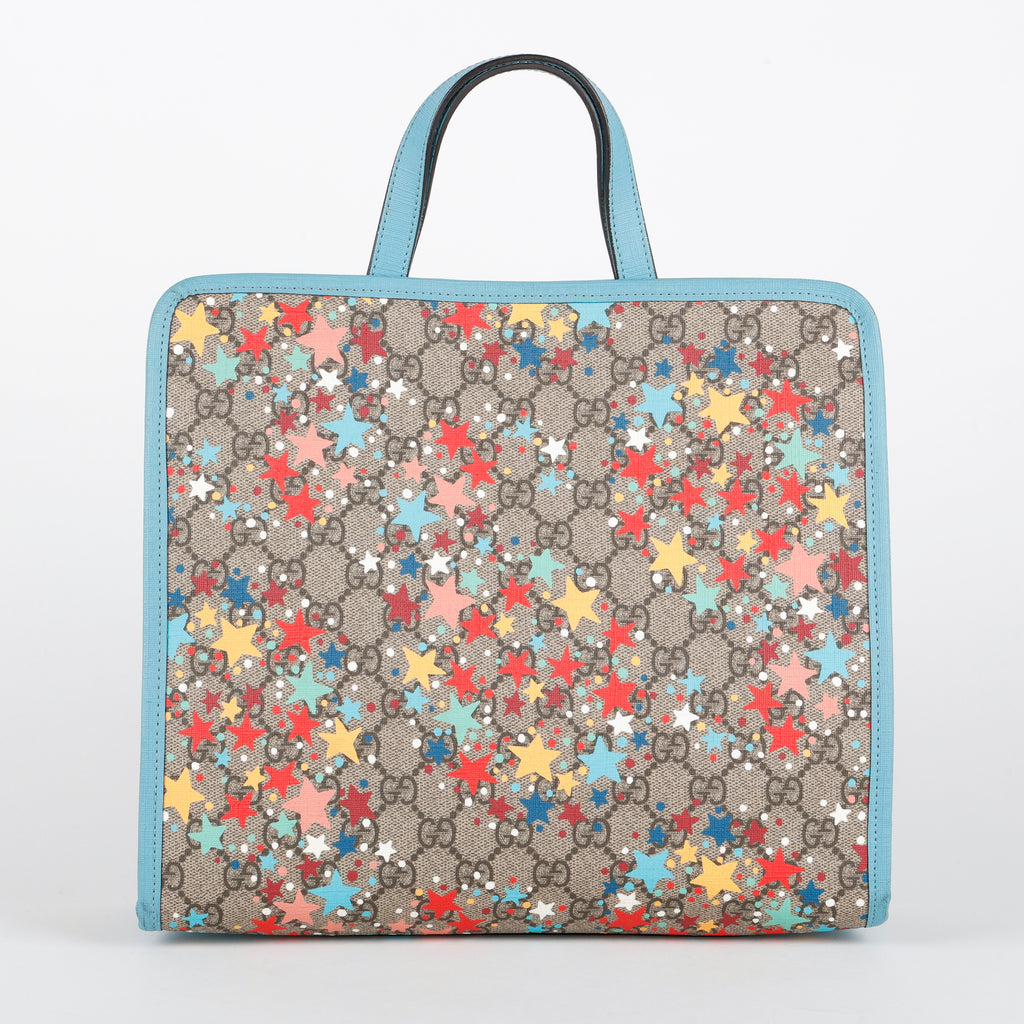 GG Supreme Star Tote, Blue