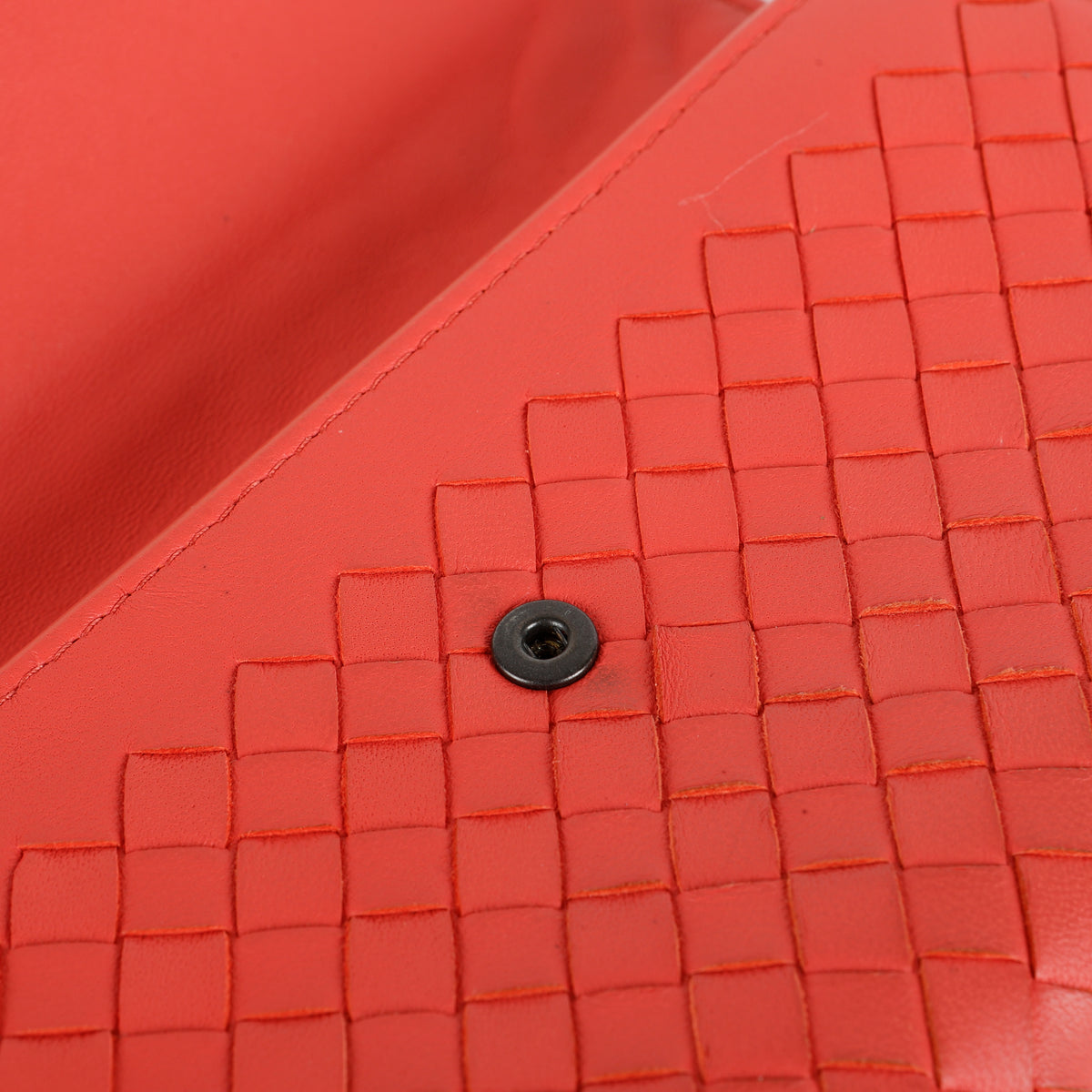 Intrecciato Continental Wallet, Coral