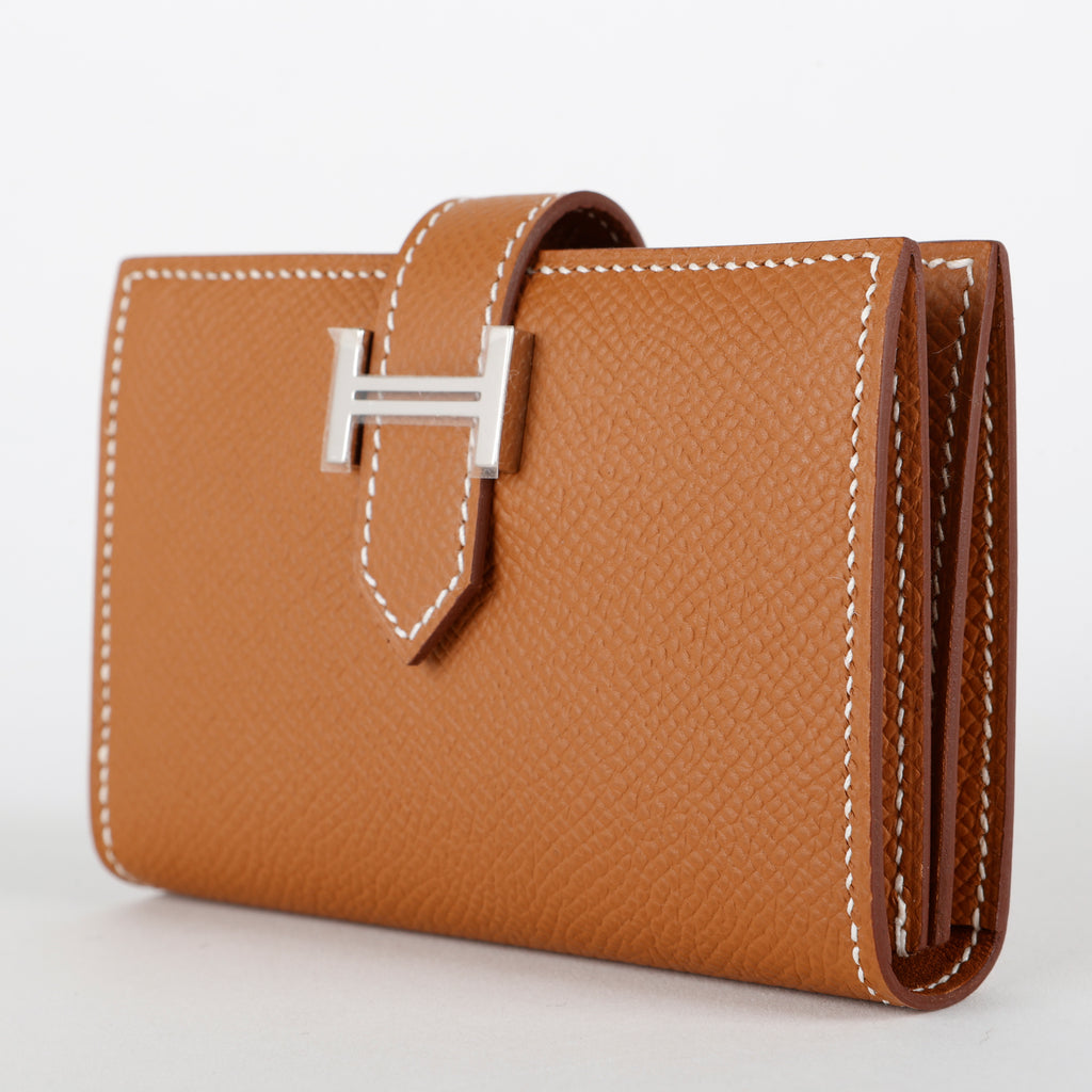 Bearn Card Holder, Gold Epsom (2022)
