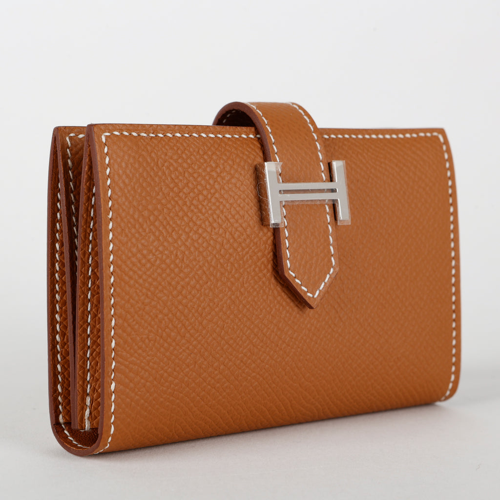 Bearn Card Holder, Gold Epsom (2022)