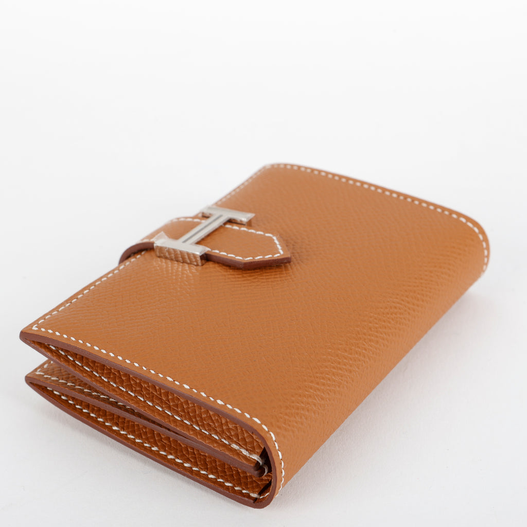 Bearn Card Holder, Gold Epsom (2022)