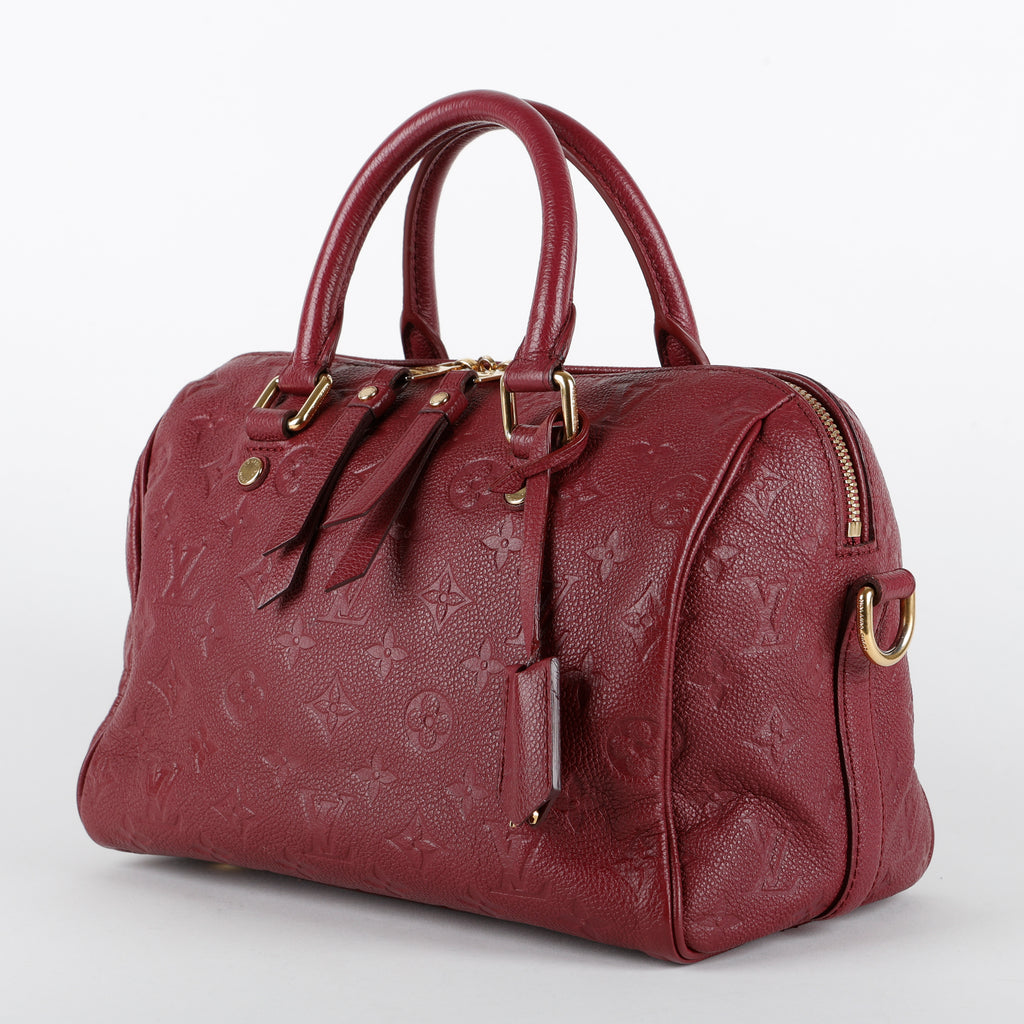 Speedy 25 Bandouliere, Wine Empreinte (missing strap)