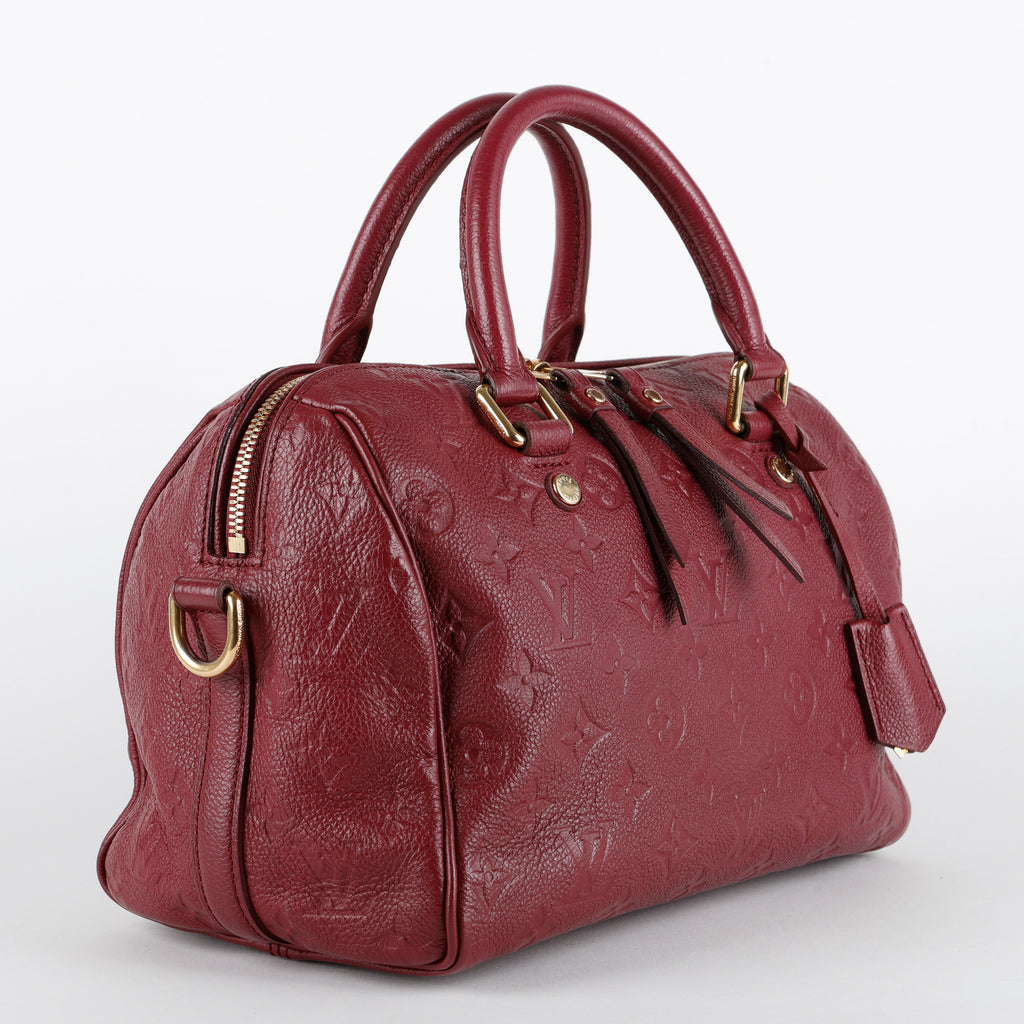 Speedy 25 Bandouliere, Wine Empreinte (missing strap)