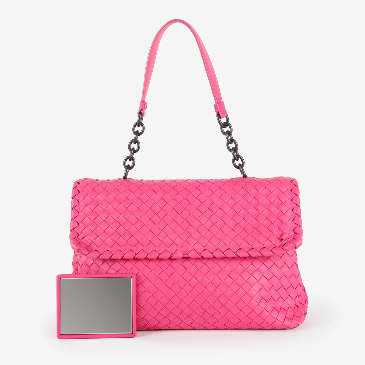 Medium Olimpia Shoulder Bag, Pink RHW