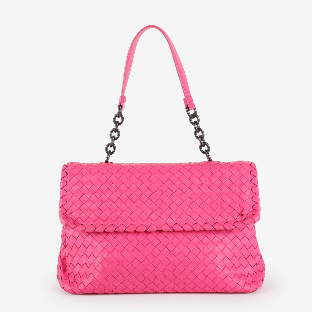 Medium Olimpia Shoulder Bag, Pink RHW