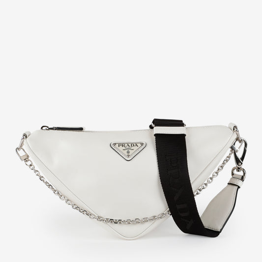 Grace Lux Triangle, White