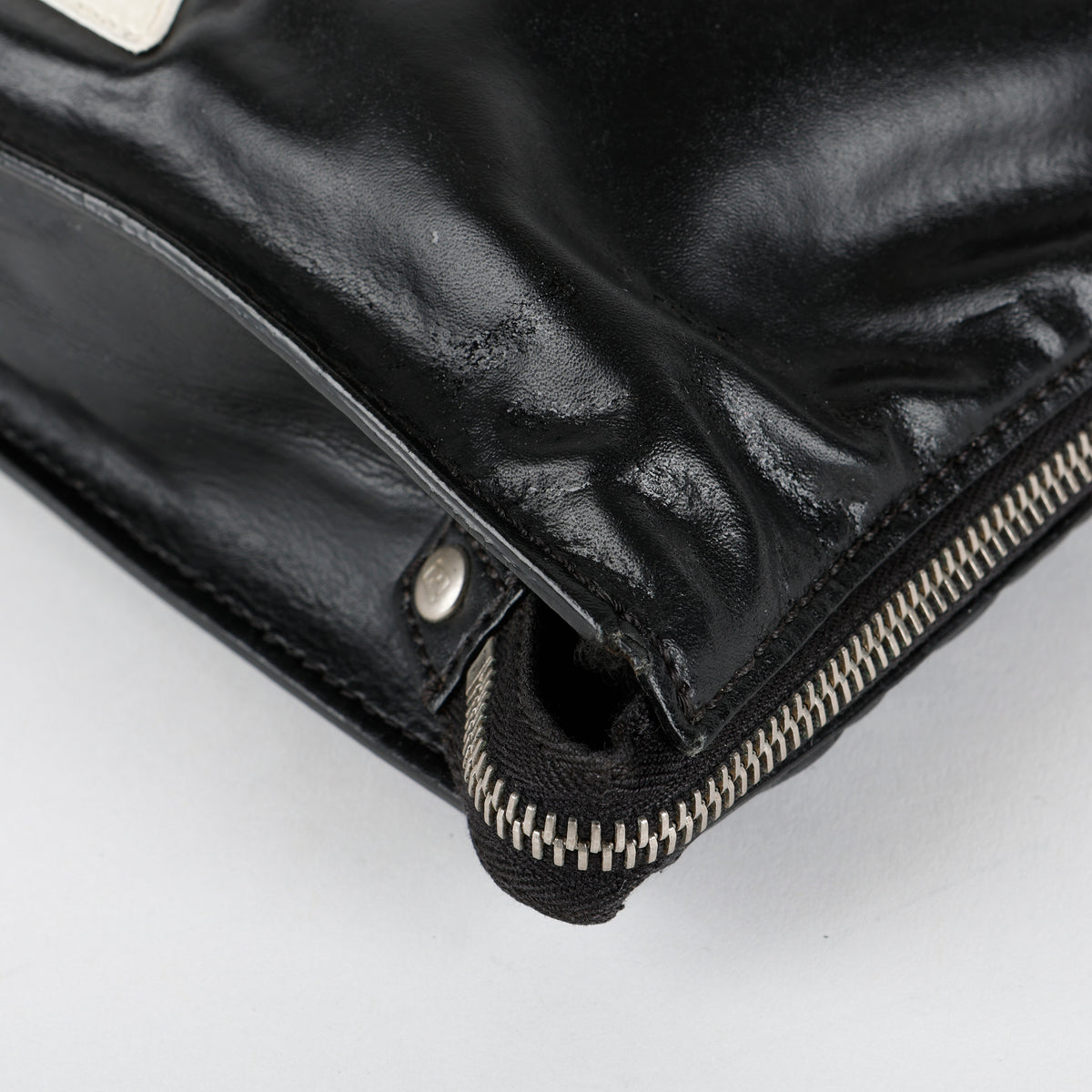 Elite Monster Eyes Cosmetic Pouch, Black/White/Silver