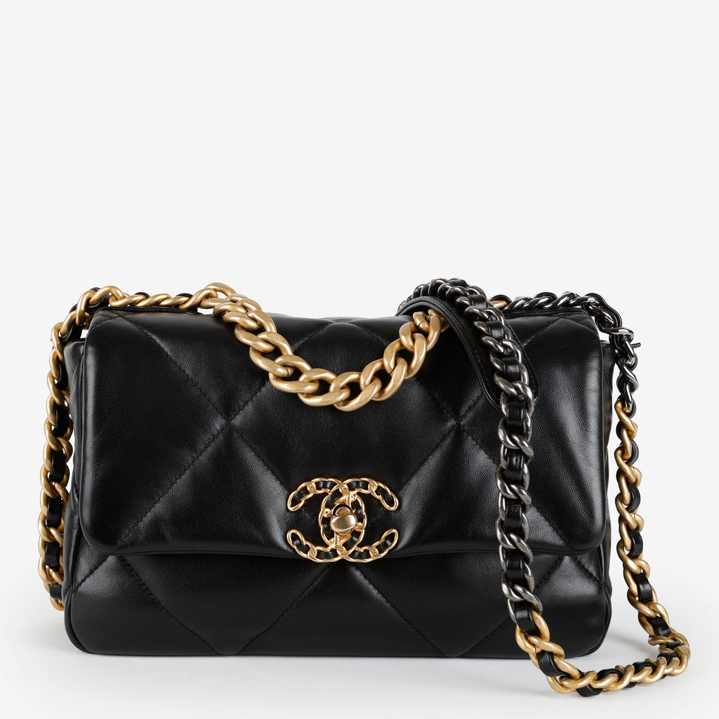 Small 19, Black Lambskin