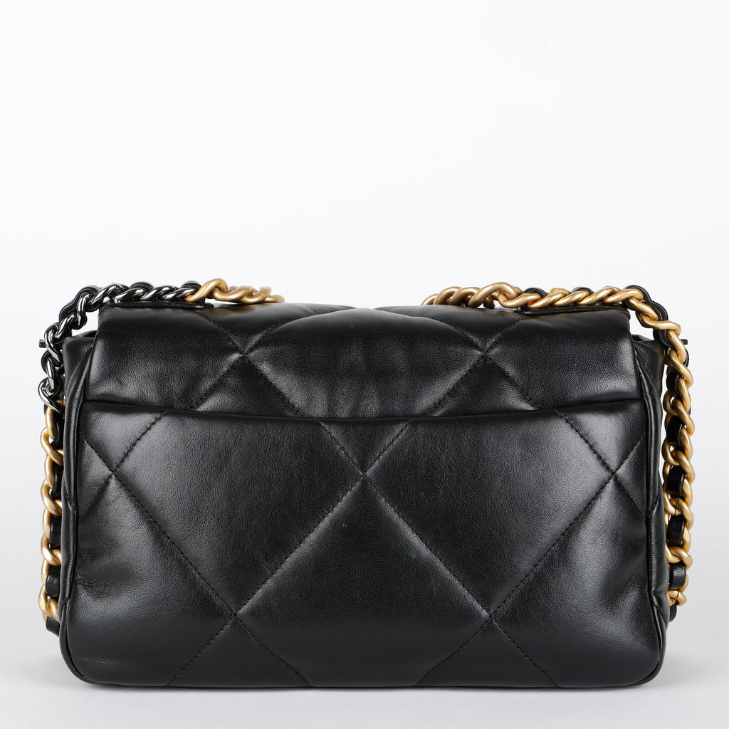 Small 19, Black Lambskin