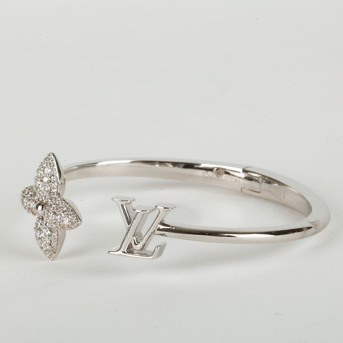 Silver Louisette Signature Strass Bracelet