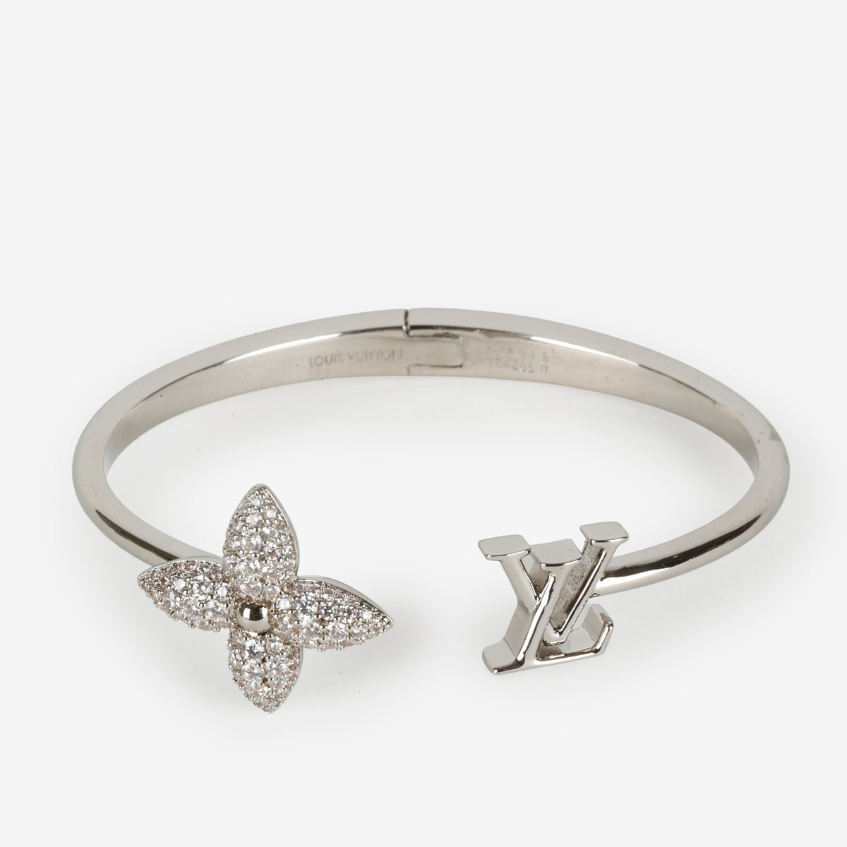 Silver Louisette Signature Strass Bracelet