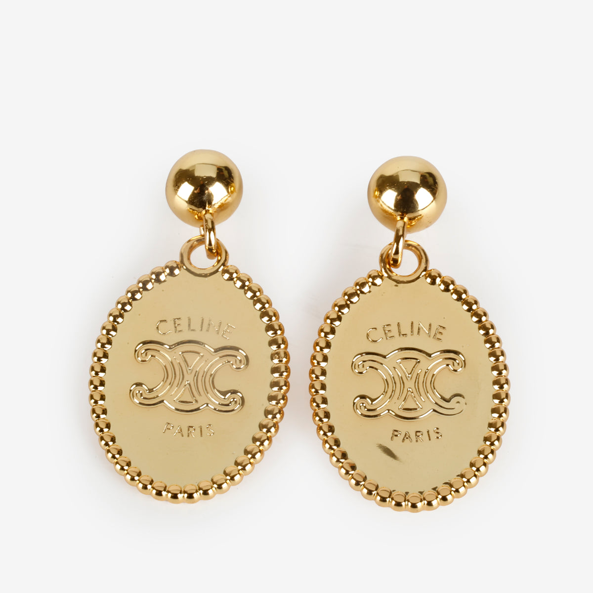 Gold Triomphe Earrings