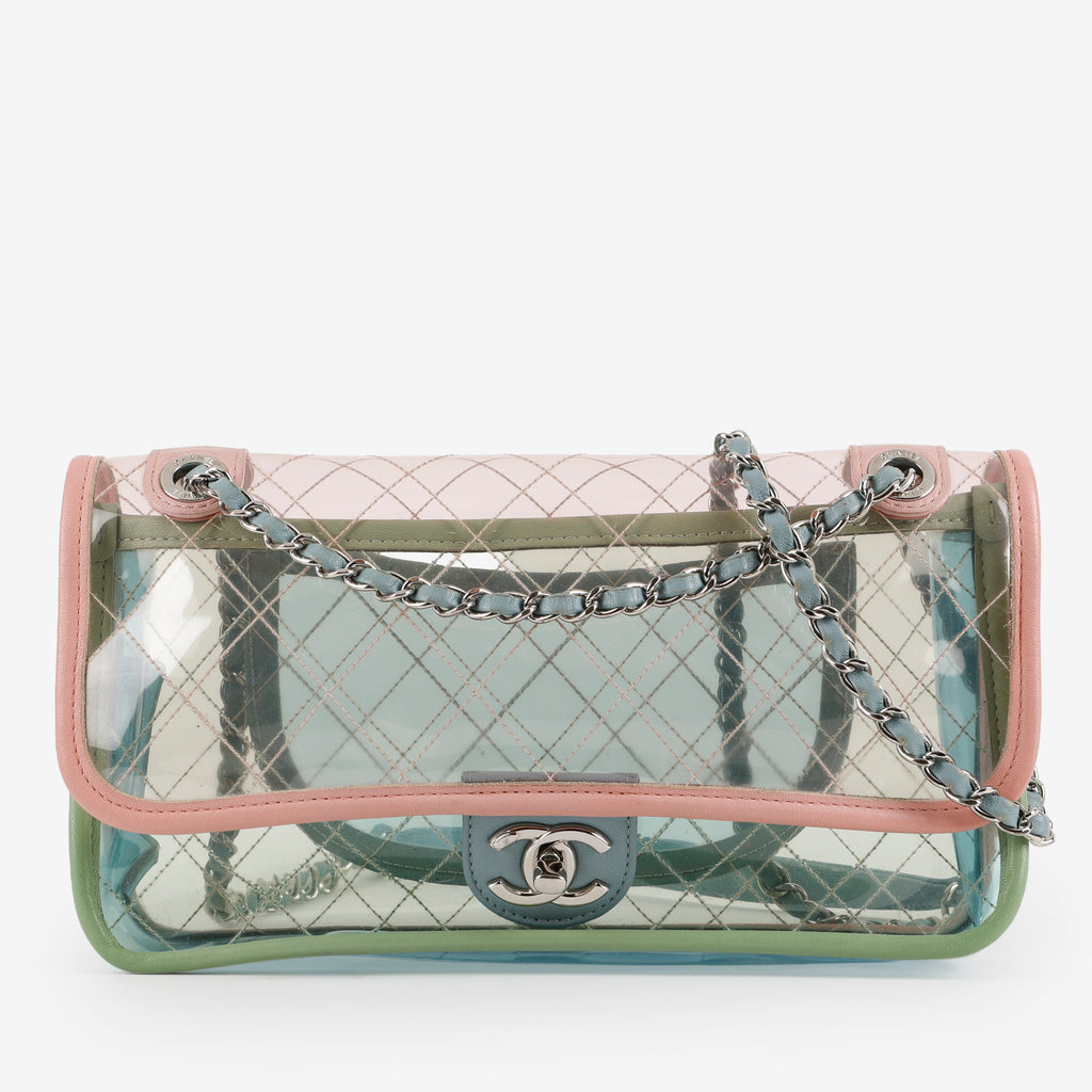 Coco Splash PVC Flap, Pink/Blue/Green