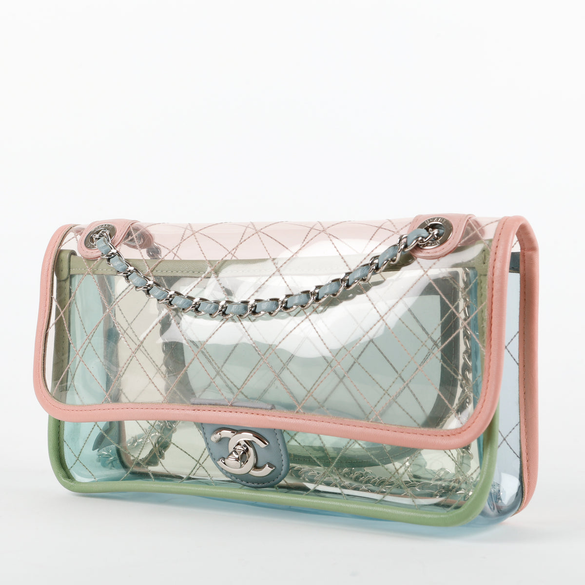 Coco Splash PVC Flap, Pink/Blue/Green