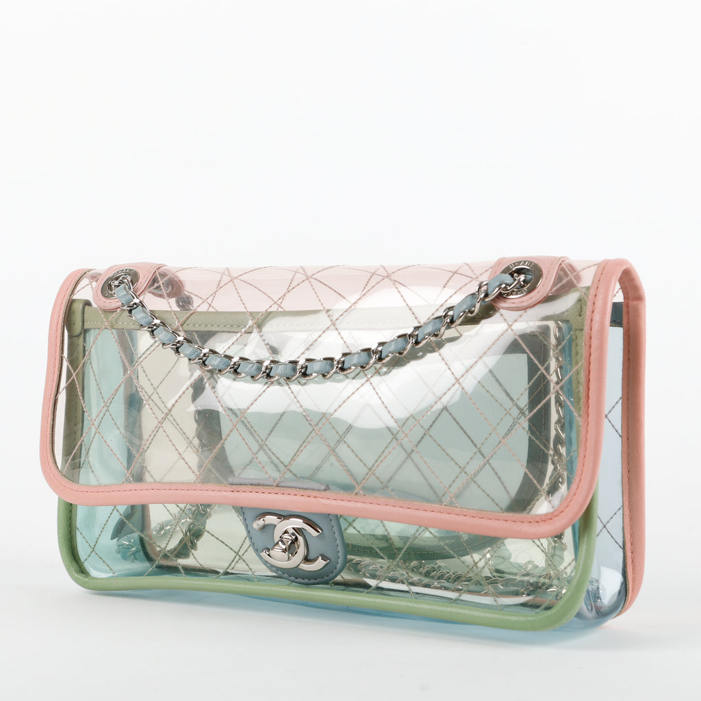 Coco Splash PVC Flap, Pink/Blue/Green