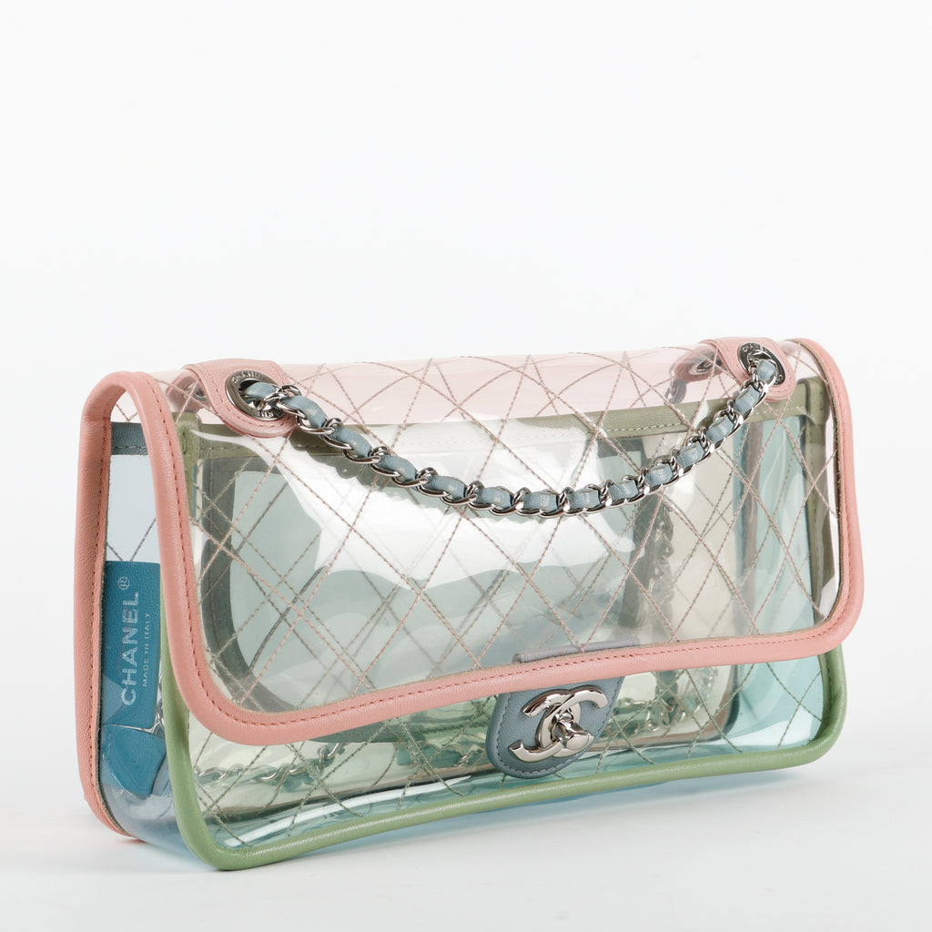 Coco Splash PVC Flap, Pink/Blue/Green