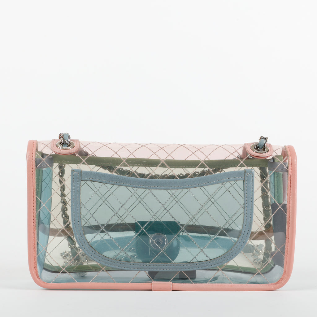 Coco Splash PVC Flap, Pink/Blue/Green