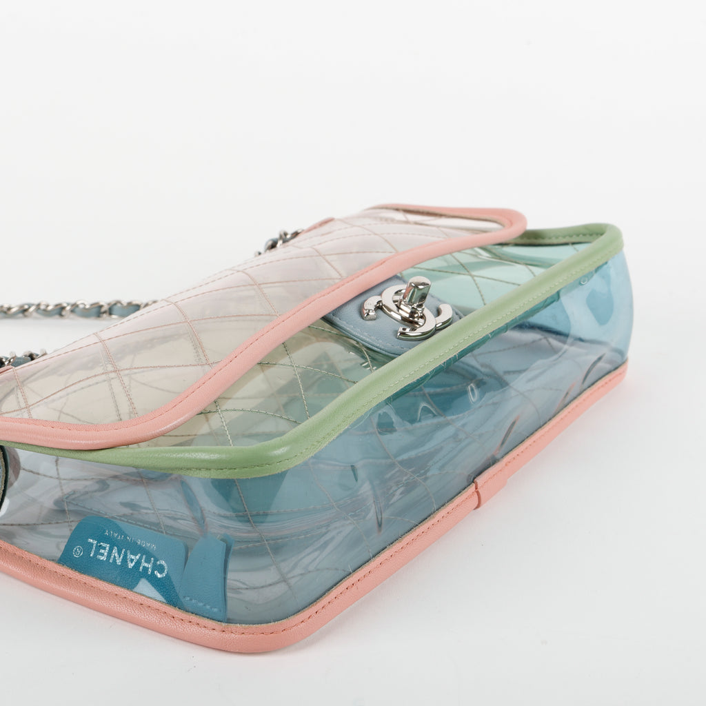 Coco Splash PVC Flap, Pink/Blue/Green