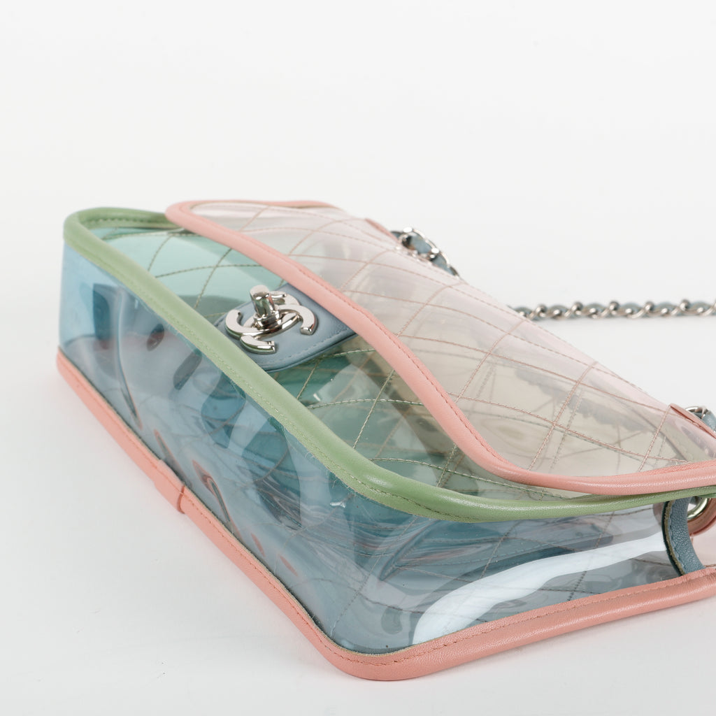 Coco Splash PVC Flap, Pink/Blue/Green