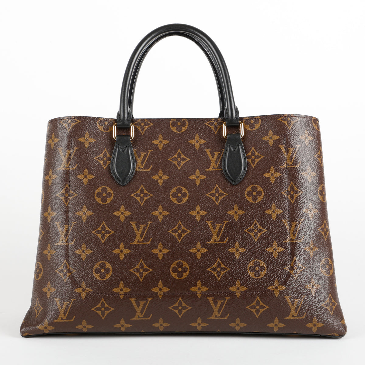 Flower Tote MM, Monogram/Black