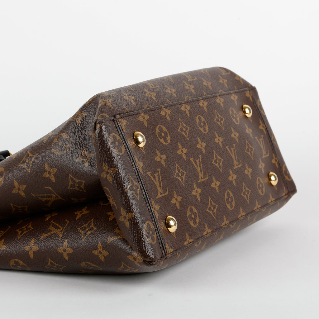 Flower Tote MM, Monogram/Black