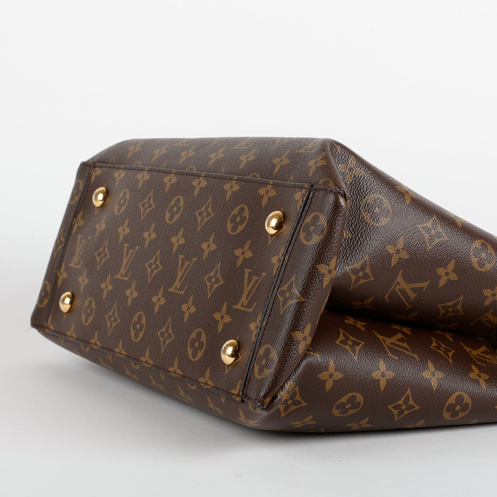 Flower Tote MM, Monogram/Black