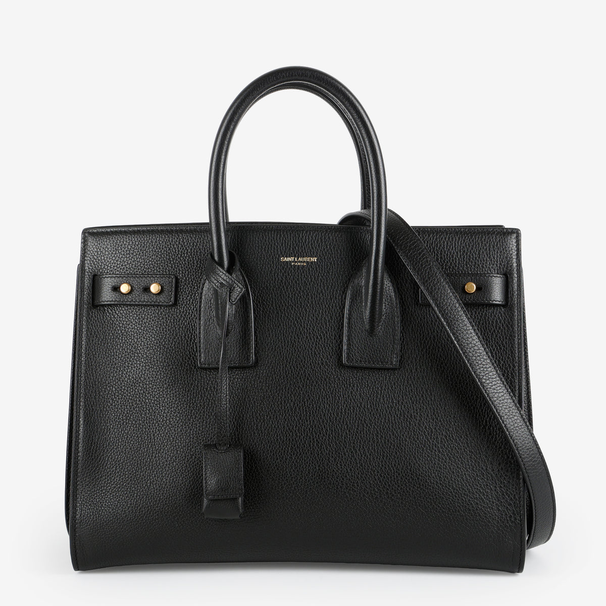 Large Sac De Jour, Black Supple Calfskin