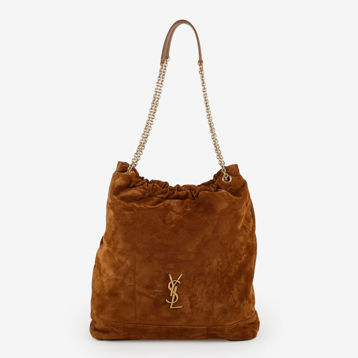 Large Jamie, Carmel Suede Pochon