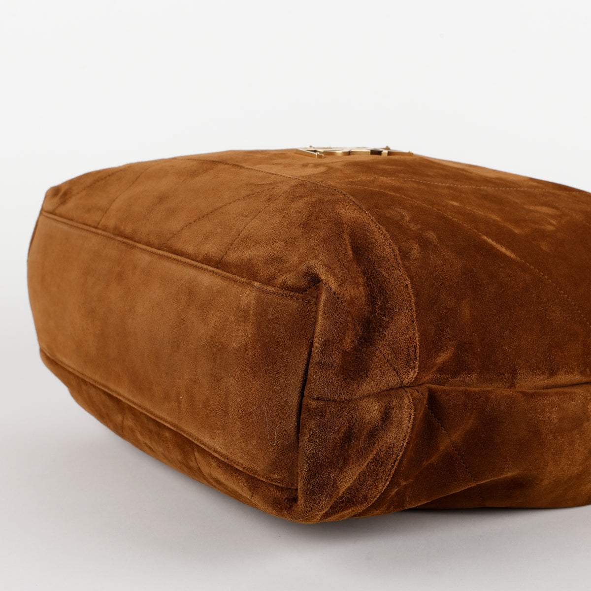 Large Jamie, Carmel Suede Pochon
