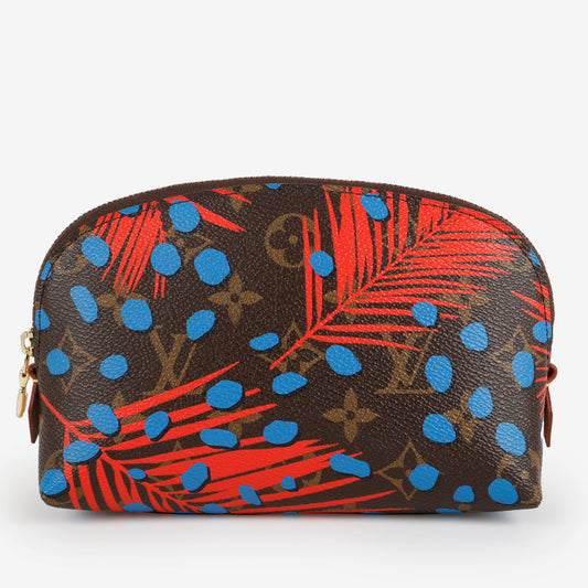 Cosmetic Pouch, Jungle Dots