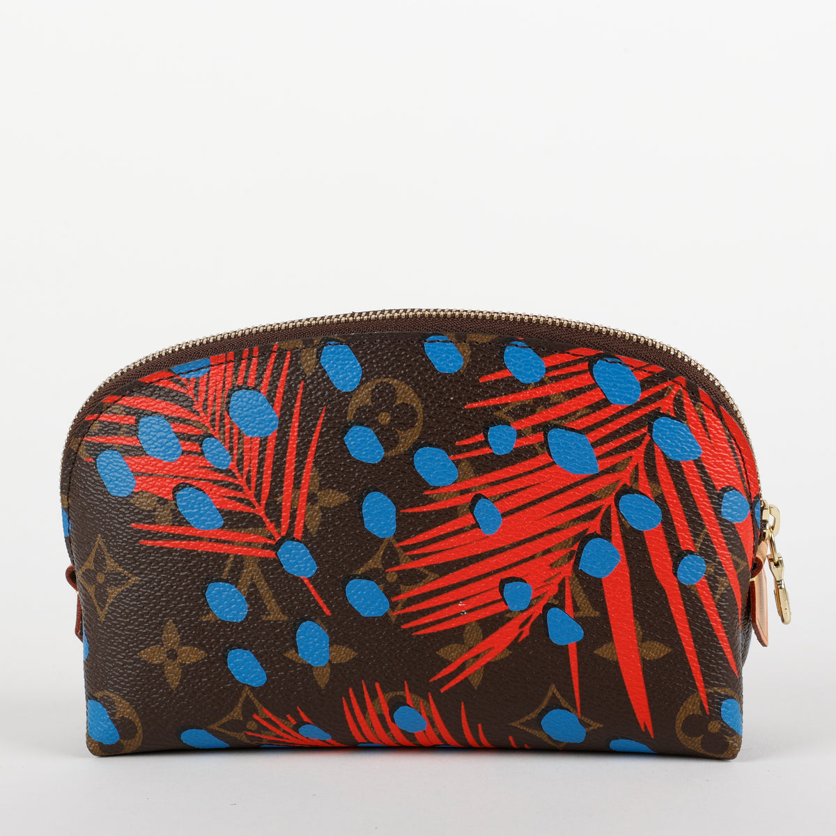 Cosmetic Pouch, Jungle Dots