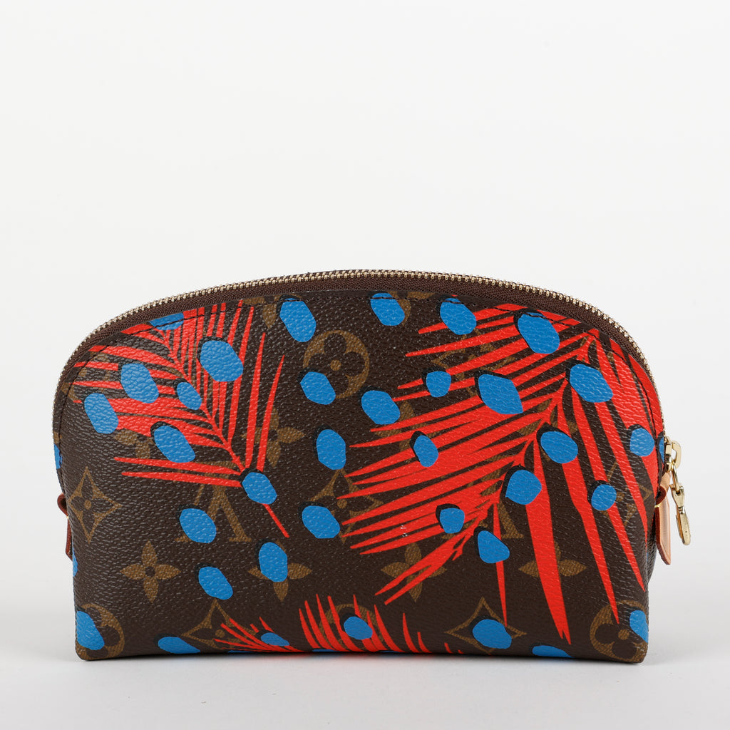 Cosmetic Pouch, Jungle Dots