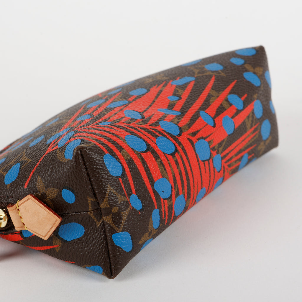 Cosmetic Pouch, Jungle Dots